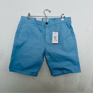 NN07 No Nationality Craig Shorts 1004 Regular Fit in Light Blue 210 Size 34